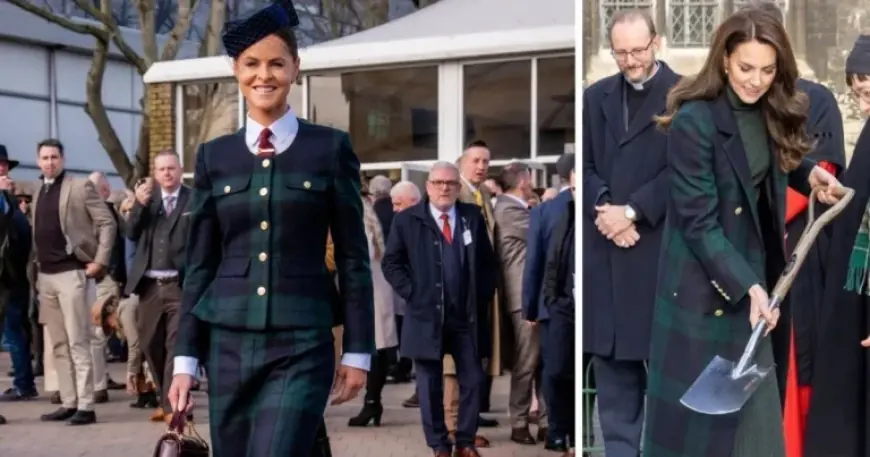 Jade Holland Cooper wows in gorgeous check print that Princess Kate adores