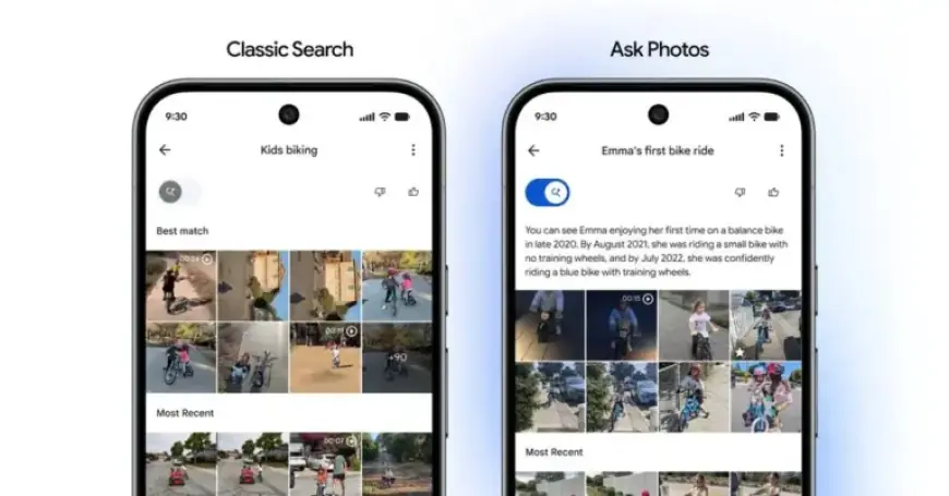 Google Photos Introduces Toggle for AI and Classic Search Modes