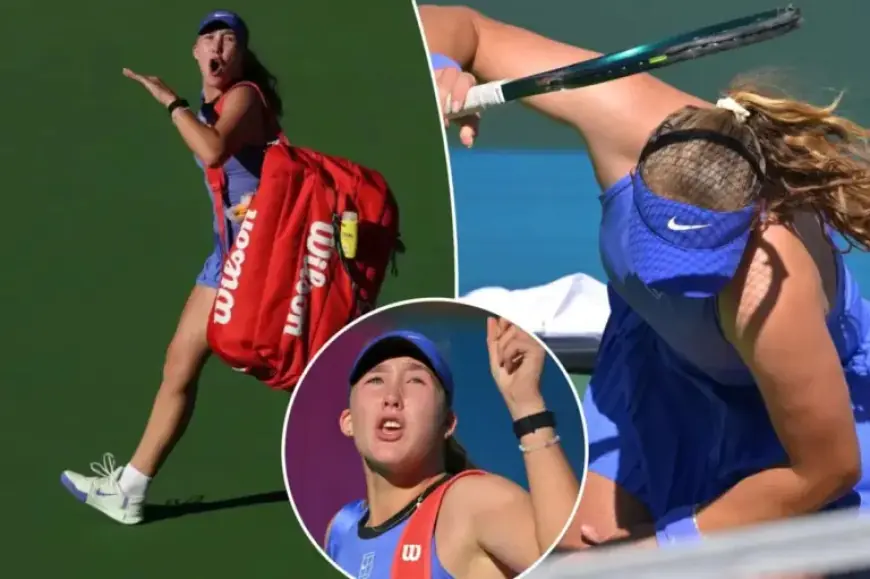 Mirra Andreeva’s Dramatic Meltdown Stuns Indian Wells at Age 18