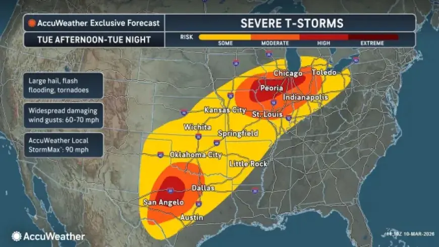 Tornadoes and Giant Hail Threaten Millions: Live Updates on Storm Warnings