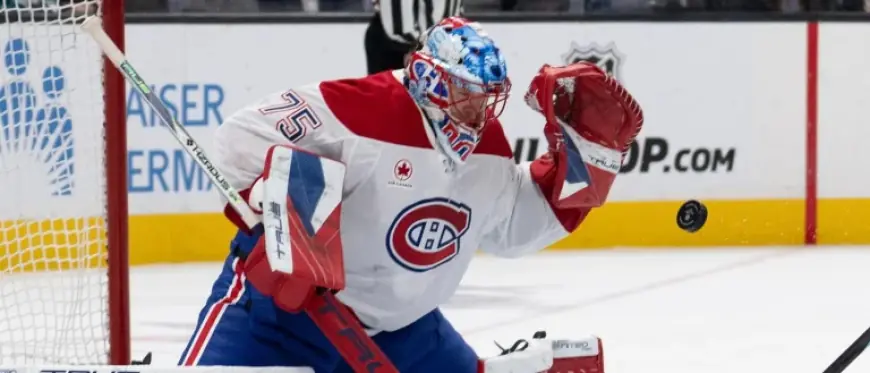 Jakub Dobes Prepares for Maple Leafs Clash as Habs Offense Remains High-Scoring