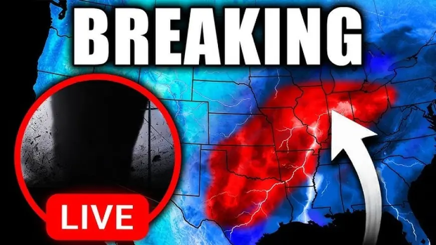 Severe Thunderstorm Warning Active for 55 Million as Deadly Storm System Marches East