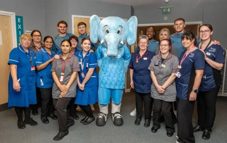 Coventry City Players Bring Joy to Zoe’s Place as Ccfc Visit Hospices