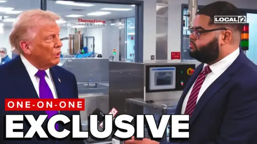 President Trump Holds Exclusive Interview with Local 12 in Cincinnati