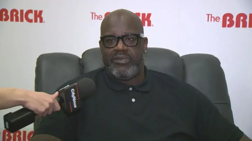 Shaquille O’neal unveils big-and-tall furniture line in Edmonton