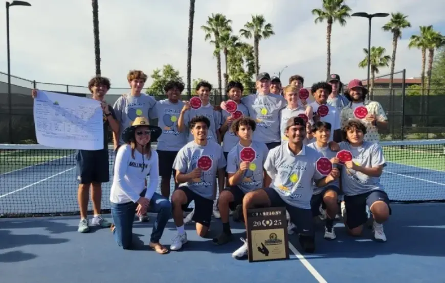 Tennis waste meets teen activism in a Southern California record attempt