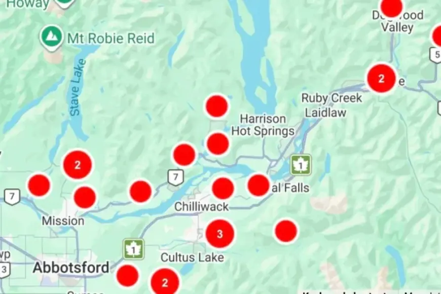 Power Outage Chilliwack Signals Broader Wind Damage Across Fraser Valley