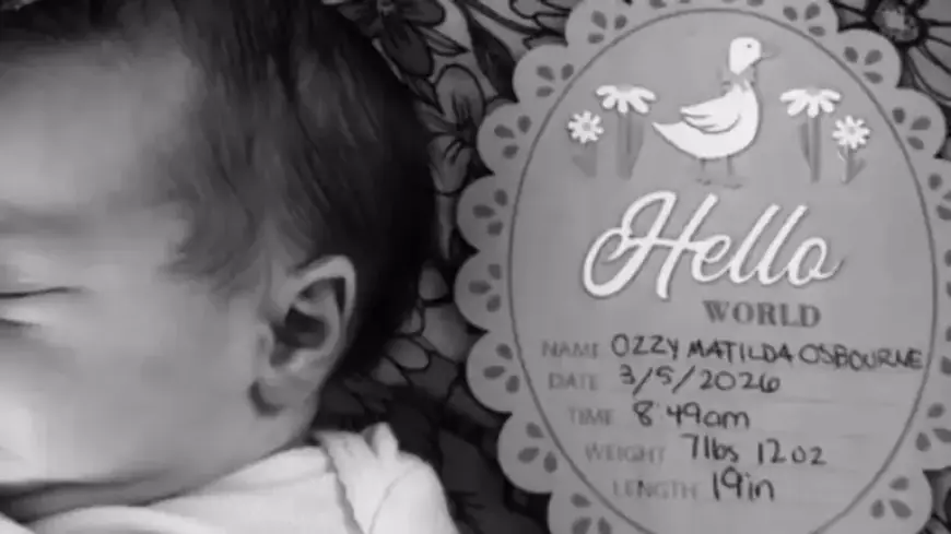 Jack Osbourne Welcomes Daughter Ozzy Matilda Osbourne into the World