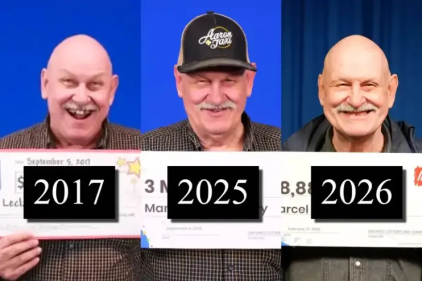 Retired Canadian Taxi Driver Triumphs with Third Lottery Win