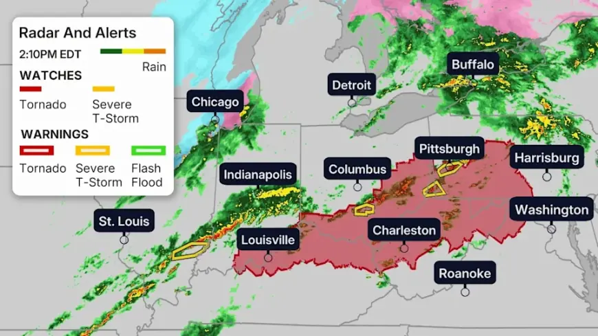 Tornado Tracker: Deadly Twisters Kill 2 in Indiana as Severe Storms Batter South Bend Weather and the Midwest