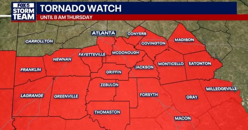 Tornado Warning Macon Ga: Central Georgia watch narrows as storms push east