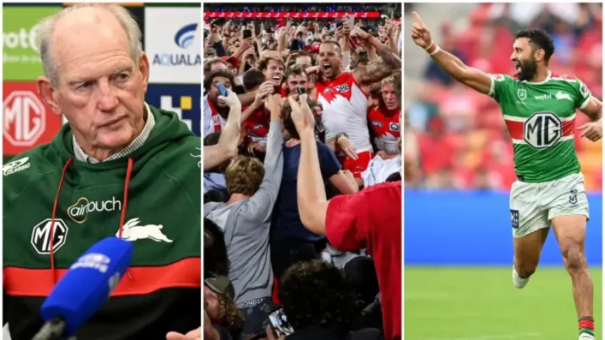 Alex Johnston nears record as Wayne Bennett rejects pitch invasions around Ken Irvine