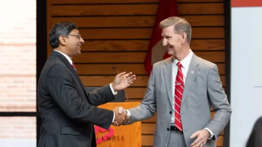 Ravi Bellamkonda takes over at Ohio State, setting a fast-reset presidency