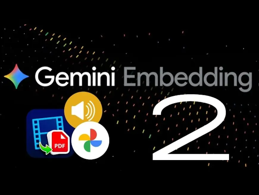 Gemini Embedding 2 Launches In Public Preview As Google Expands Multimodal AI Search