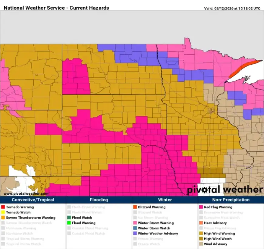 Heavy Snow Hits North, Rain Soaks South, Weekend Storm Looms – MPR News