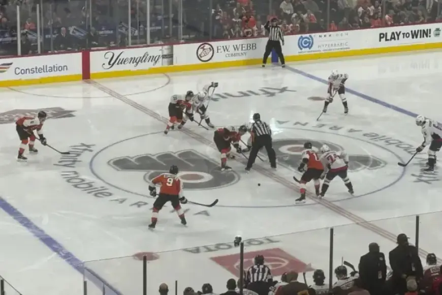 Flyers Triumph 4-1 Over Capitals with Dominant Scoring