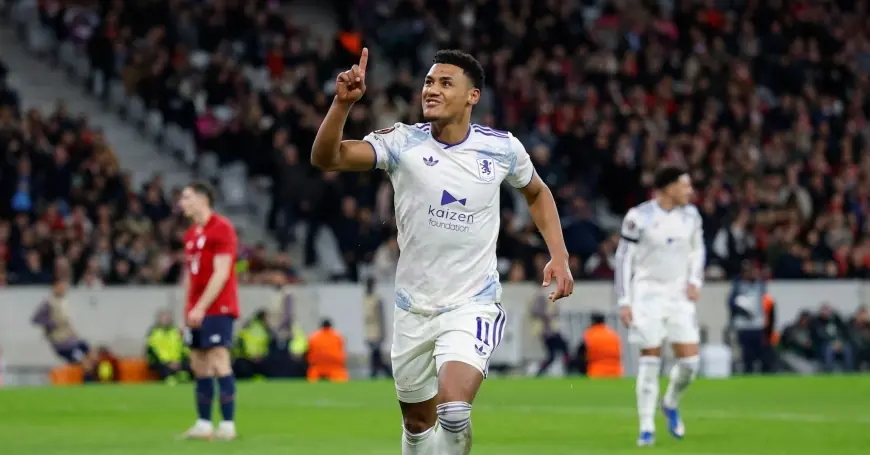 Watkins Header Gives Aston Villa 1-0 Lead Over LOSC in Europa League Round of 16 First Leg