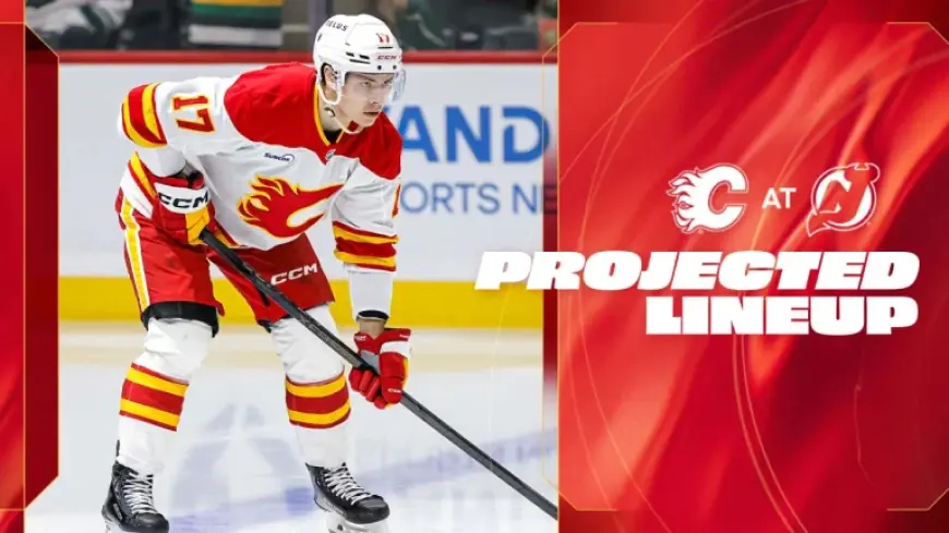 Flames Vs Devils Projected Lineup Reveals Depth Choices