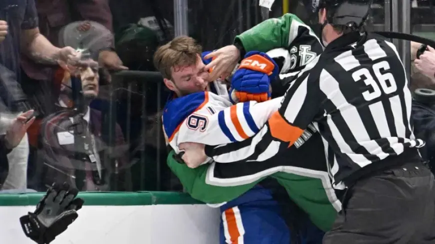 Connor McDavid Punches Justin Hryckowian, But Penalties and Reaction Expose Tension