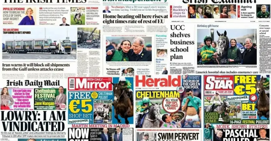 Irish Examiner vs Irish Independent: What Wednesday’s leads reveal about priorities
