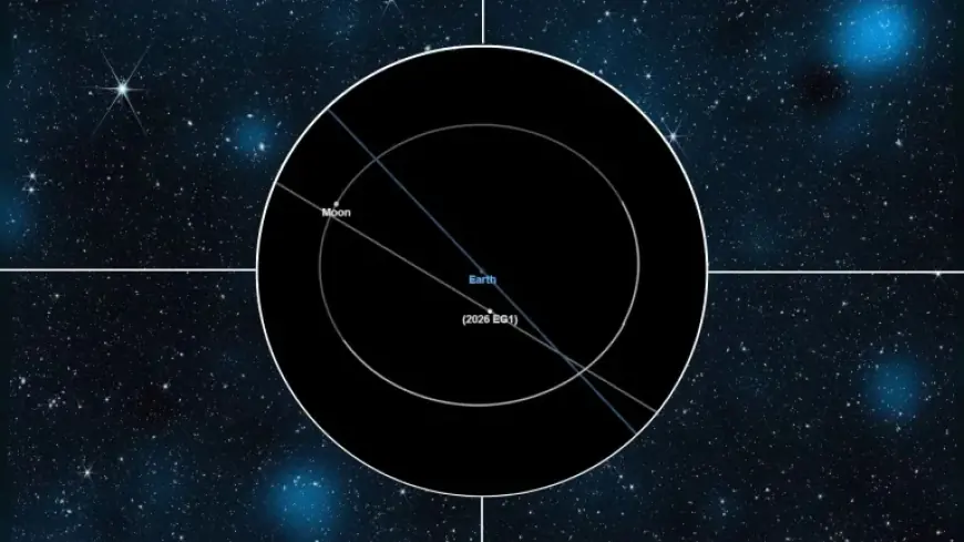 Asteroid Approaching Earth as NASA tracks 2026 EG1’s late-night flyby