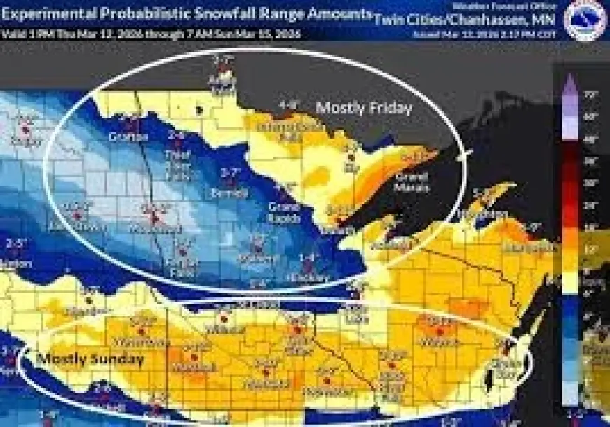 Minneapolis Weather: Blizzard warnings expand as heavy snow moves in