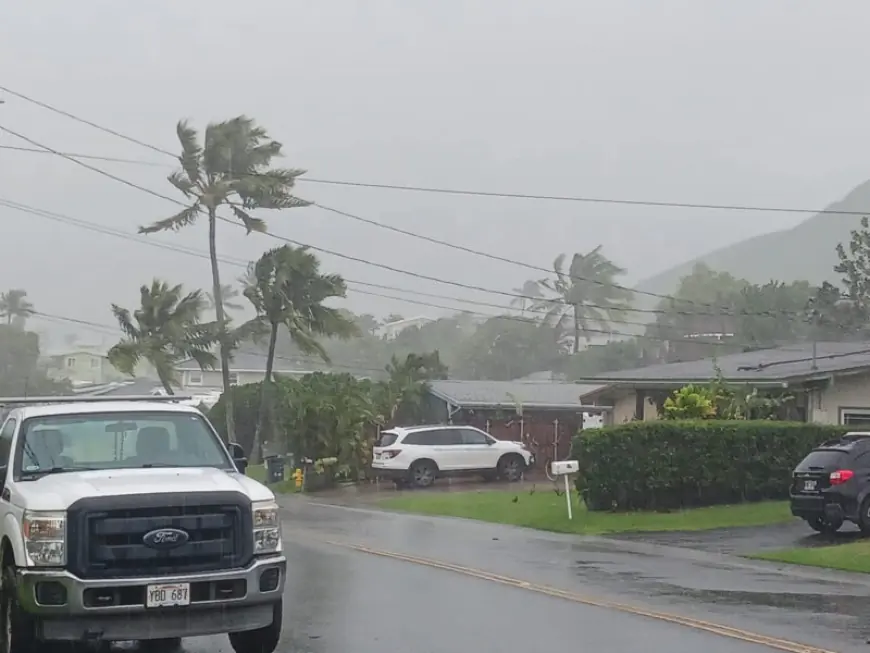Hawaii Kona Storm Live Update: 132,000 Without Power Statewide as High Wind Warning Runs Through Sunday