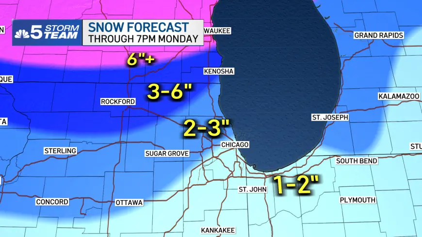 Chicago Weather Turns Sharply Colder Saturday Before Rain, Thunderstorms And Snow Threaten By Monday