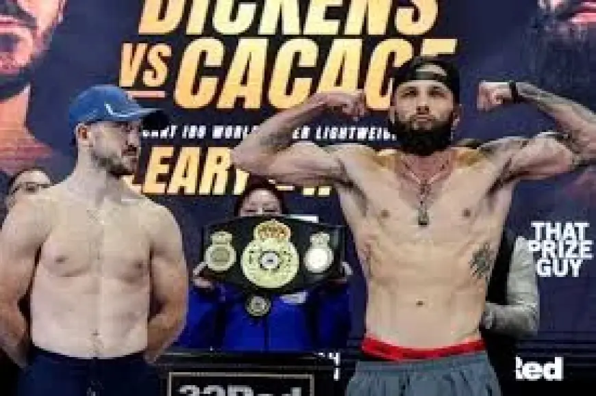 Dickens v Cacace: Jazza Dickens And Cacace Finely Poised For Dublin World Title Bout