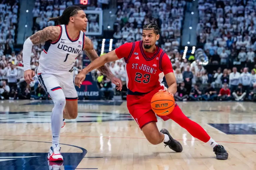 LIVE: St. John's basketball 72, UConn 50 — Red Storm Demolishing the Defending Champions With Under a Minute Left