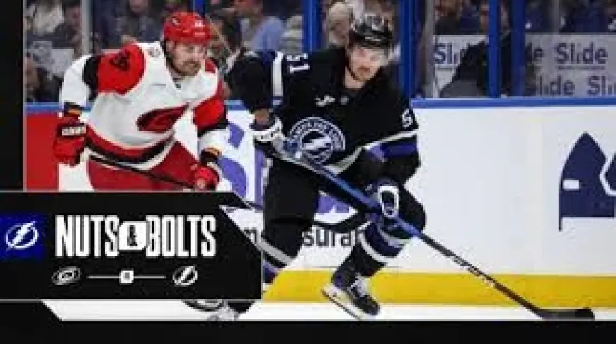 Lightning Game: Hurricanes Visit as Tampa Bay Homestand Nears Its End