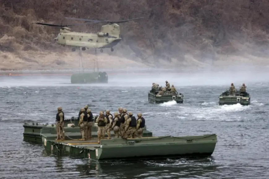 North Korea Fires About 10 Ballistic Missiles in Show of Force; Test Coincides With U.S.-South Korea Drills