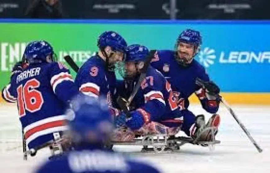 Declan Farmer Hat Trick Sparks U.S. Run to Paralympic Sled Hockey Gold Medal Game