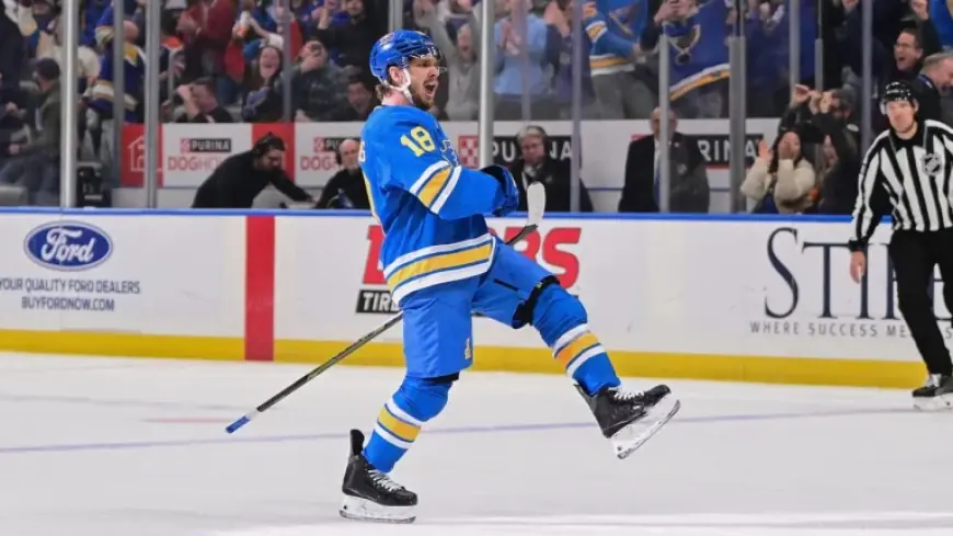 Blues Vs Jets: St. Louis Visits Winnipeg In Late Playoff Push