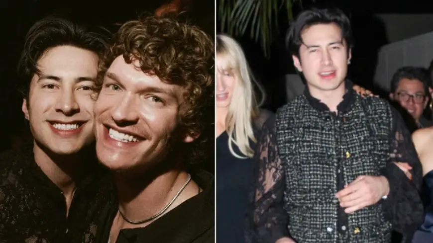 Hudson Williams’ Sheer Lace Shirt At Los Angeles Pre-Oscars Party Sparks Reunion Excitement