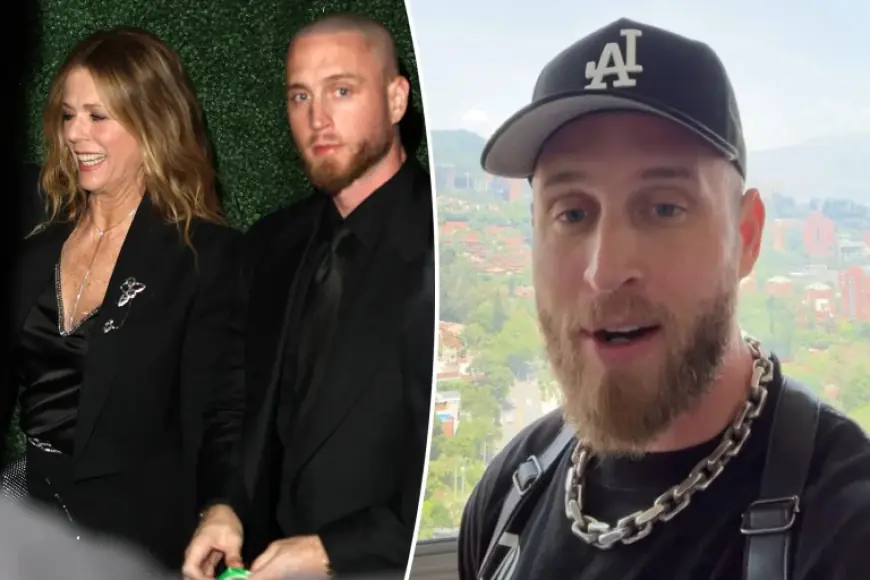 Chet Hanks Resurfaces at Oscars Party With Mom Rita Wilson After Saying He Was Stuck in Colombia