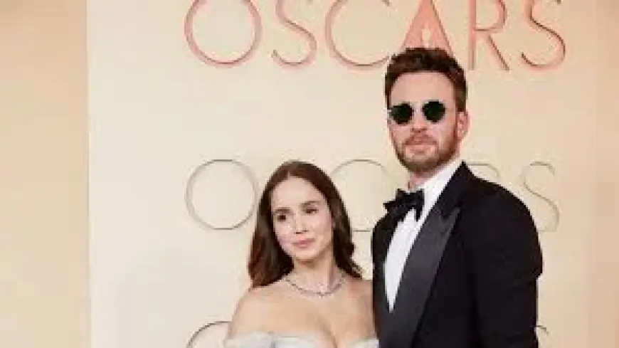 Chris Evans and Alba Baptista at the 2026 Oscars Sparks Rare Red Carpet Moment