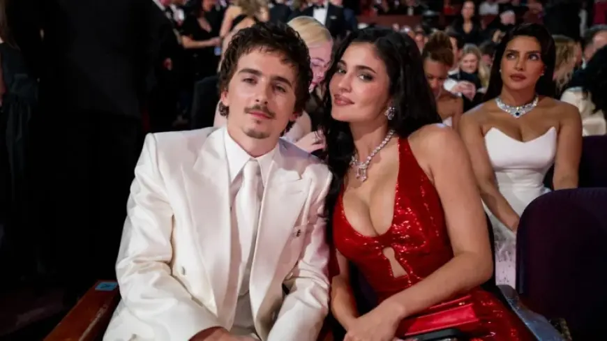 Timothee Chalamet Oscars Los Angeles Sparks Kylie Jenner Red-Hot Red Carpet Moment