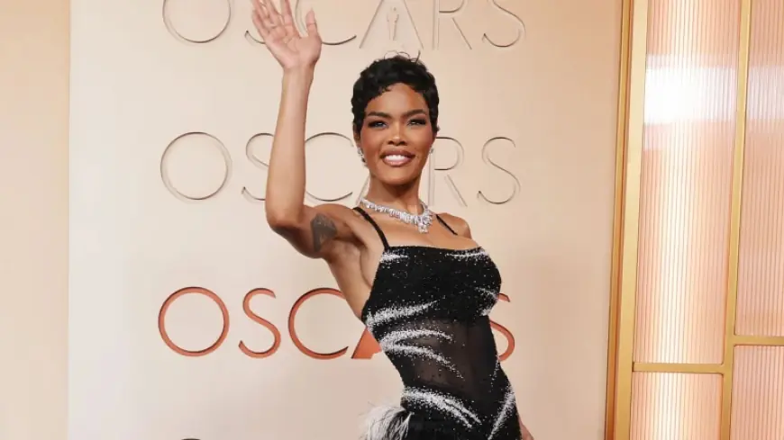 Teyana Taylor at the 2026 Oscars Sparks Red Carpet Triumph in a Chanel Naked Dress