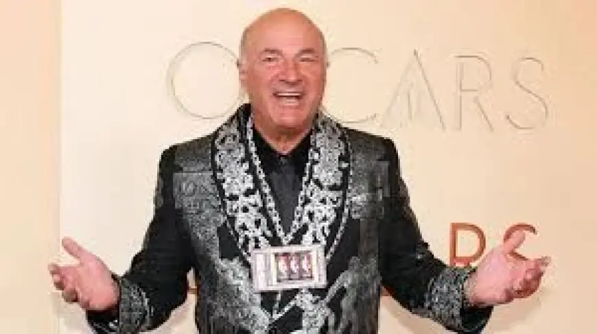 Kevin O’leary at the Oscars Sparks Buzz With Sports-Themed Card