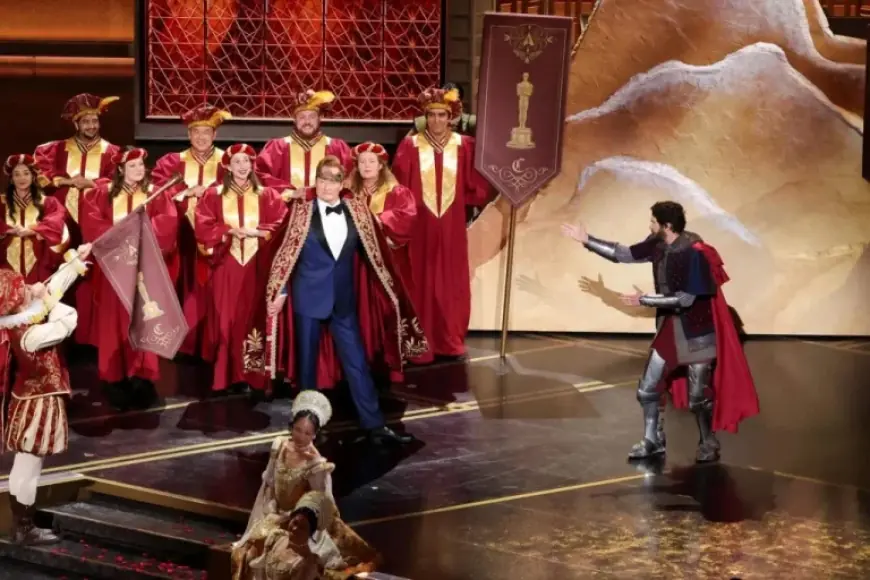 Josh Groban Serenades Conan O’Brien and Performs ‘Zadok the Priest’ Arrangement at the Oscars