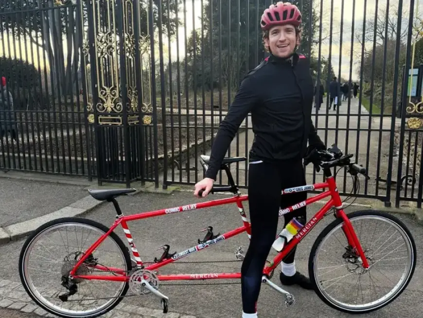 Greg James Comic Relief Ride Through North Yorkshire Sparks Local Cheers And Boosts Fundraising Push