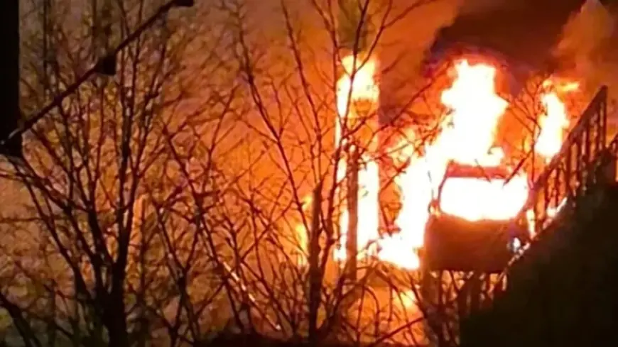 Blaze Erupts Outside Livingston Shopping Centre Leaves Families Woken