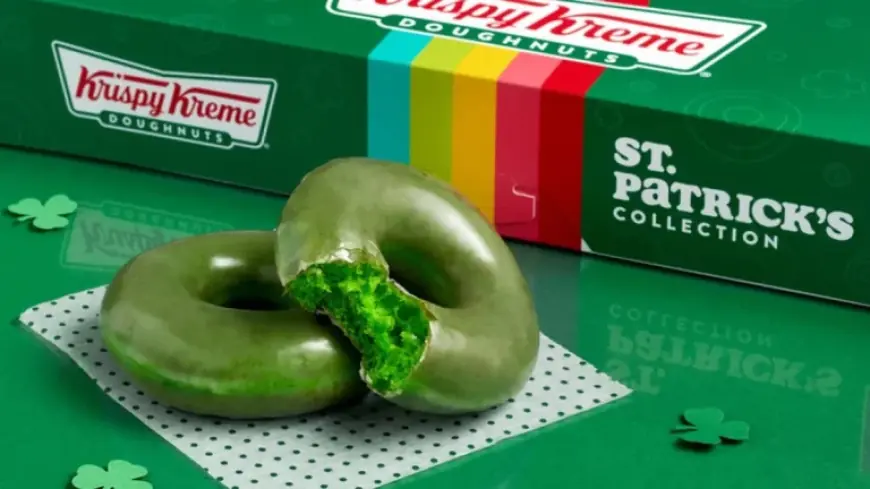 St Patricks: Krispy Kreme Is Giving Away Free Green Doughnuts — How To Claim Yours