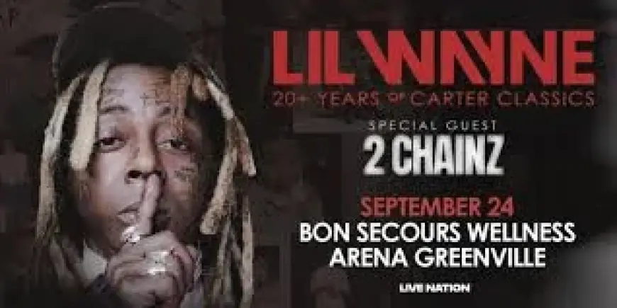 Lil Wayne Tour 2026 Adds Stops in Greenville and Des Moines as Another Summer Arena Date Is Announced