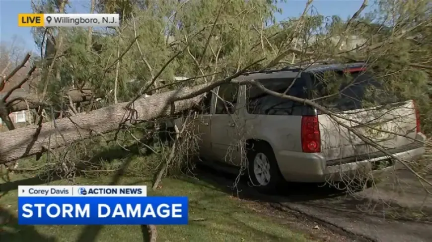 Windy Storms In Delaware Valley Leave Thousands Without Power, Cause Widespread Damage