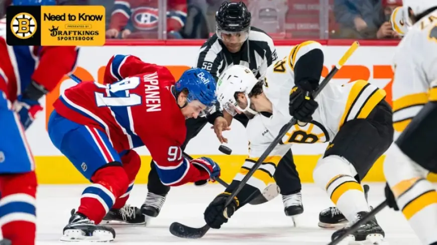Need to Know: Bruins Vs Canadiens — Swayman In Net As Bruins Close Road Trip