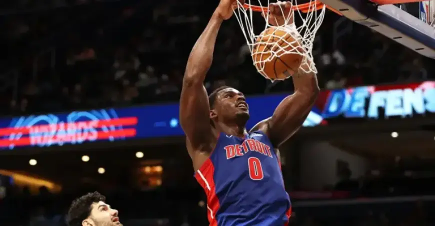Jalen Duren’s Career-High Powers Pistons to Victory Over Wizards