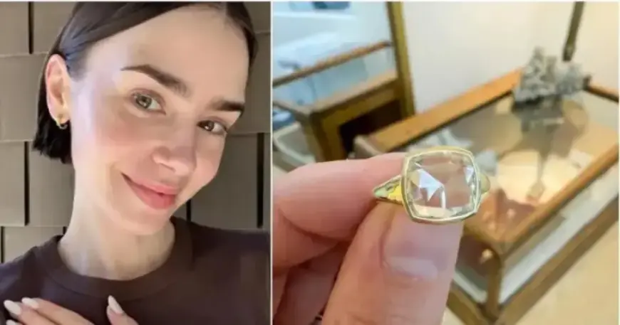 Lily Collins Reclaims Stolen Engagement Ring from ‘Emily in Paris’ Set