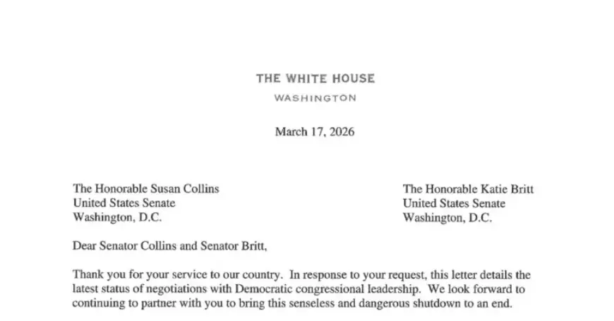 White House Urges Senate Republicans in Recent Letter